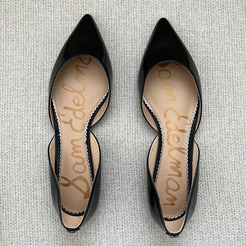 Sam Edelman Black Patent Flat 9 1/2